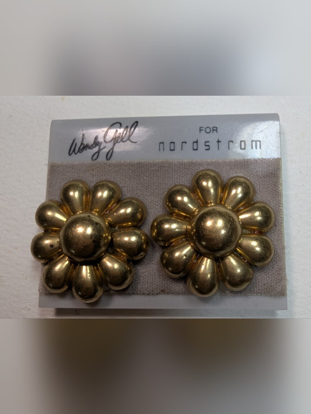 Wendy Gell Earrings On A Nordstrom's Card
